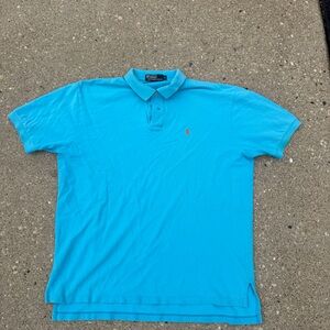 Polo by Ralph Lauren Men's Vibrant Blue Polo Shirt